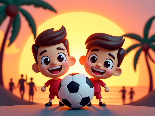 Ultimate 5-Headed Soccer Duel